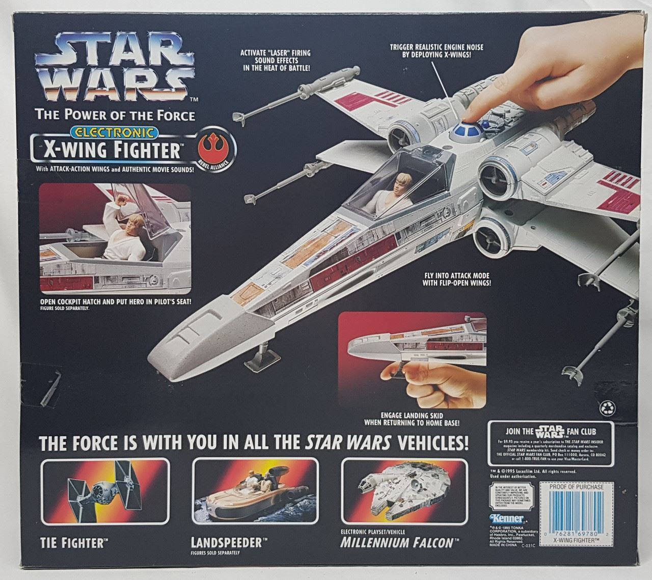 Star Wars Power of the Force PotF Luke's X-Wing Fighter listing 01