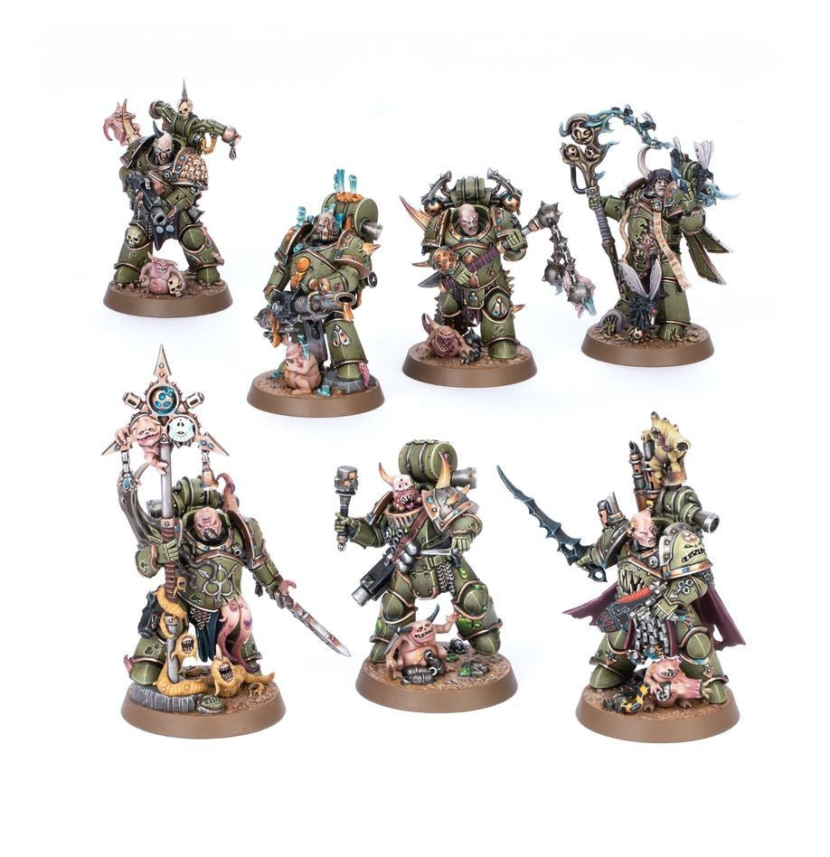 warhammer 40000 Kill Team Starter Set Chaos Death Guard Plague Marines Half