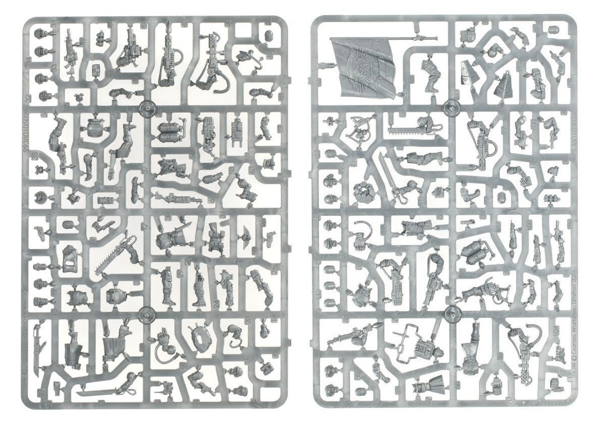 Warhammer 40000 Astra Militarum Cadian Command Squad new on sprue