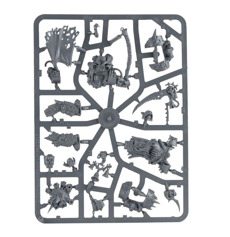 Warhammer 40000 Death Guard Deathshroud Terminators X3 New on Sprue