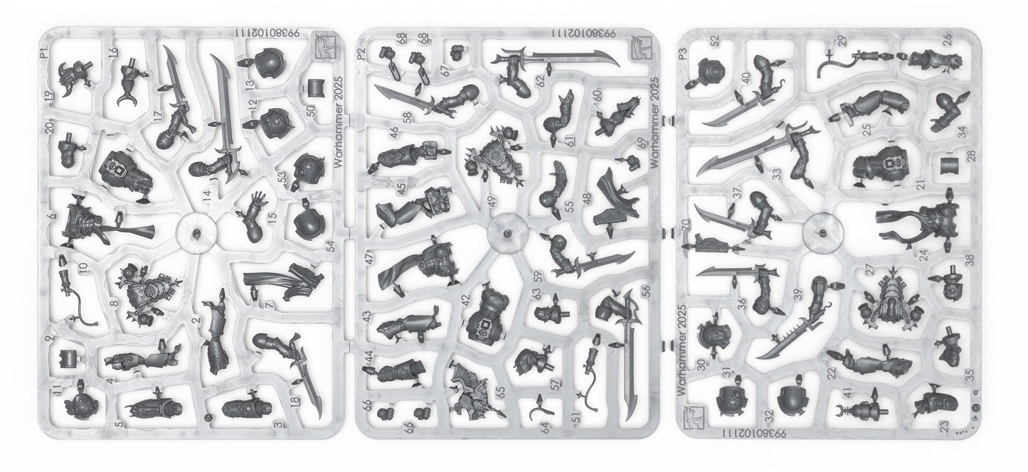 Warhammer 40000 Emperors Children Flawless Blades X3 New on Sprue