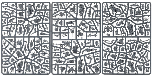 Warhammer 40000 Chaos Space Marines Death Guard Plague Marines X7 New on Sprue