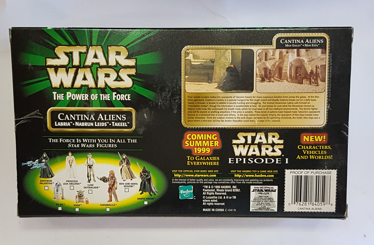 Star Wars the Power of the Force PotF Cantina Aliens 1998