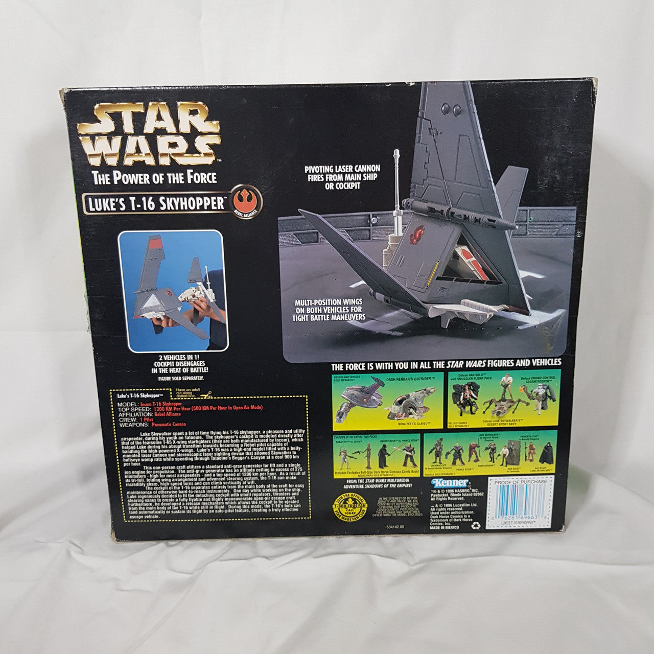 Star Wars Power of the Force PotF Luke's T-16 Sykhopper 01