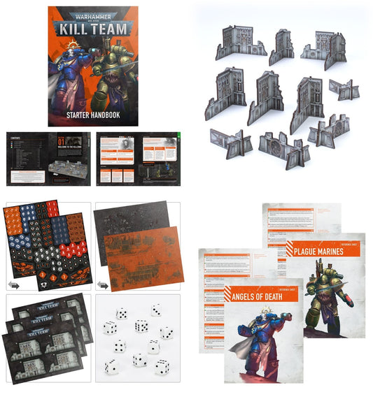 warhammer 40000 kill team Starter box contents NO MODELS