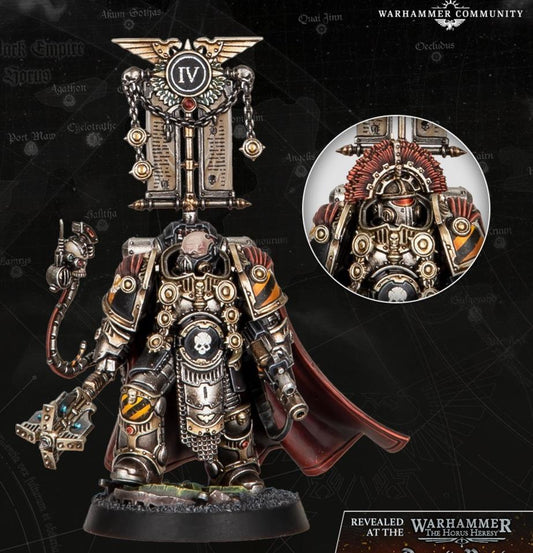 Warhammer 30k HORUS HERESY Saturnine Centurion in MKII power armour