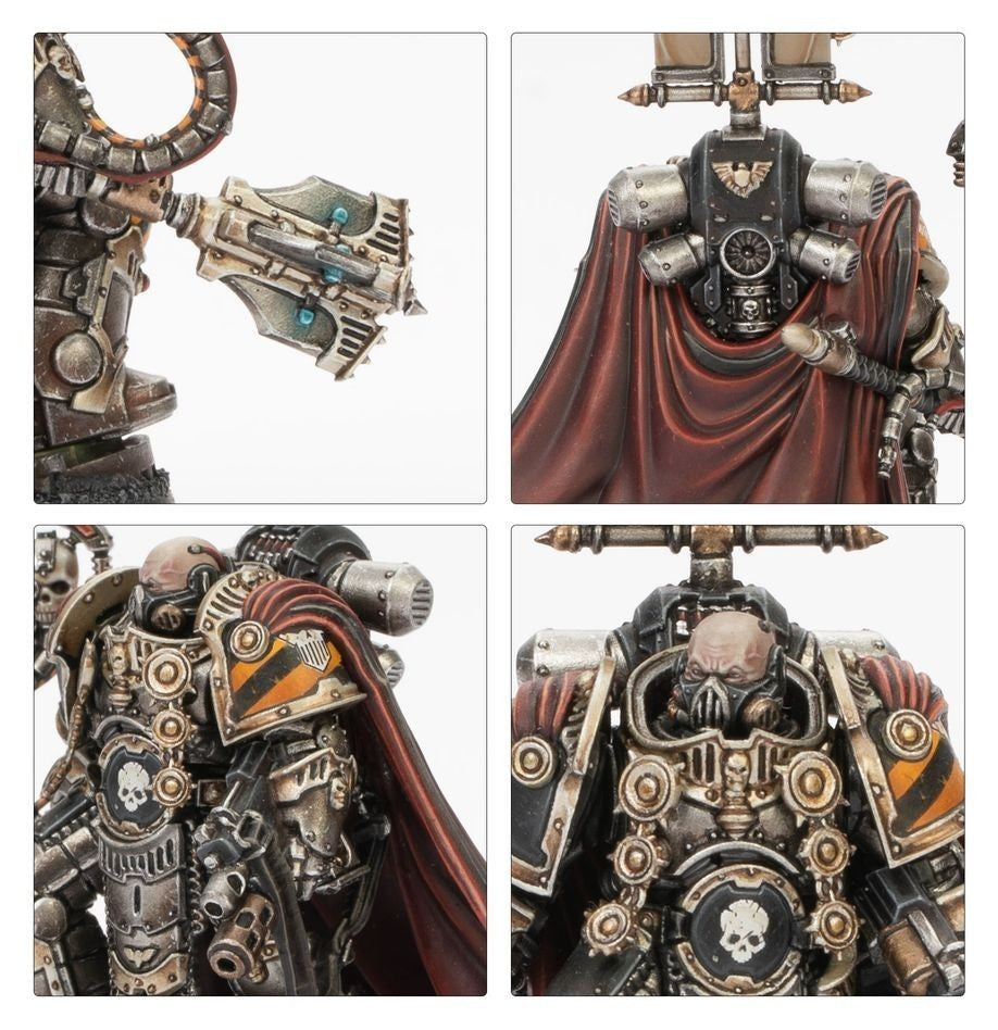 Warhammer 30k HORUS HERESY Saturnine Centurion in MKII power armour