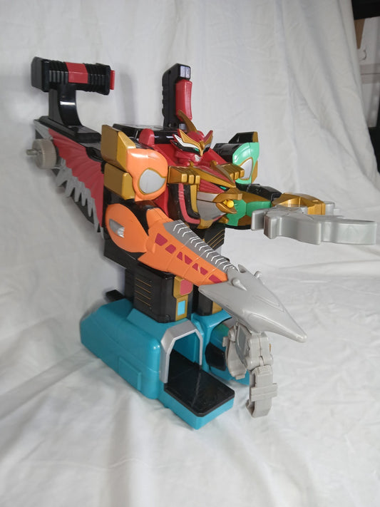 Bandai 2002 Large 12" Power Rangers Wild Force ISIS Command Megazord incomplete