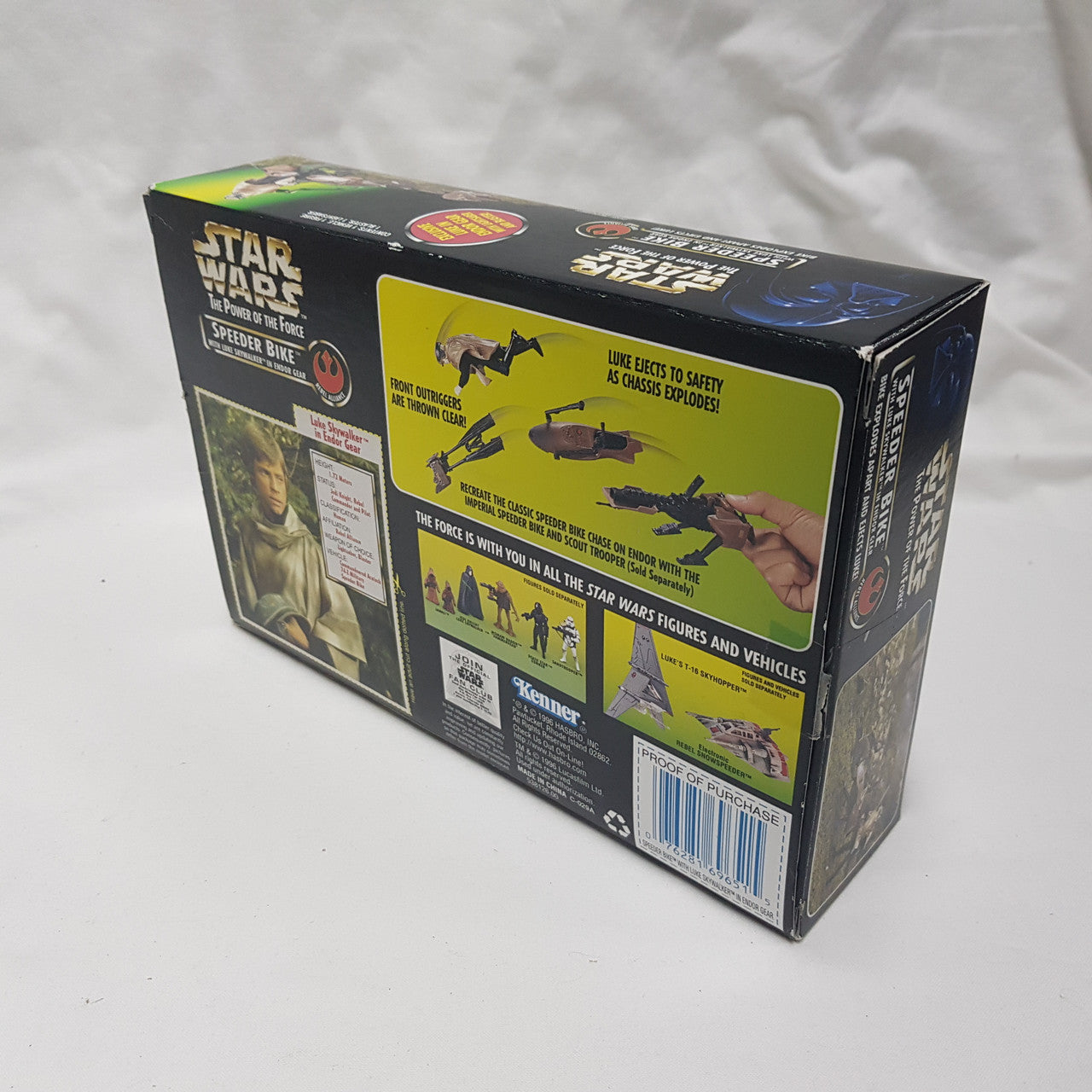 Star Wars the Power of the Force PotF Speeder Bike with Luke Skywalker