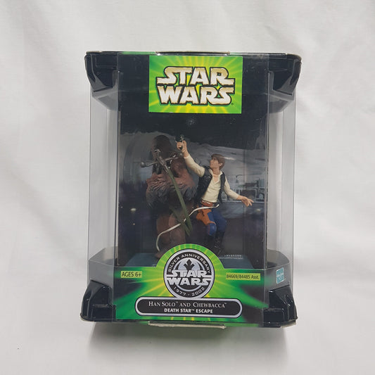Star Wars Silver Anniversary Han Solo and Chewbacca