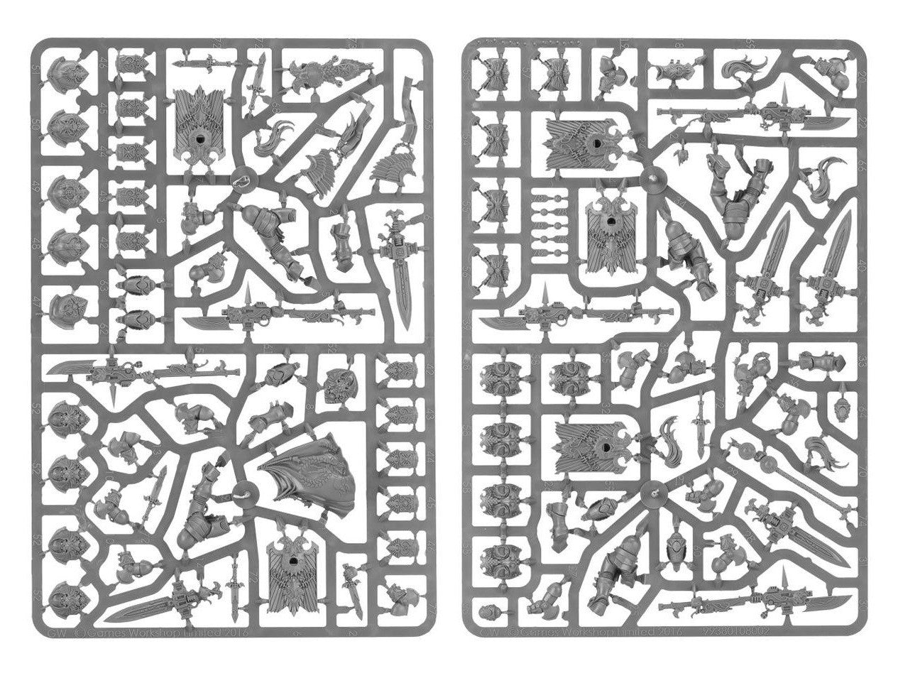 Warhammer 40000 Adeptus Custodes Custodian Guard X5 new on sprue