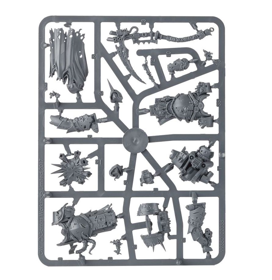 Warhammer 40000 Death Guard Deathshroud Terminators X3 New on Sprue
