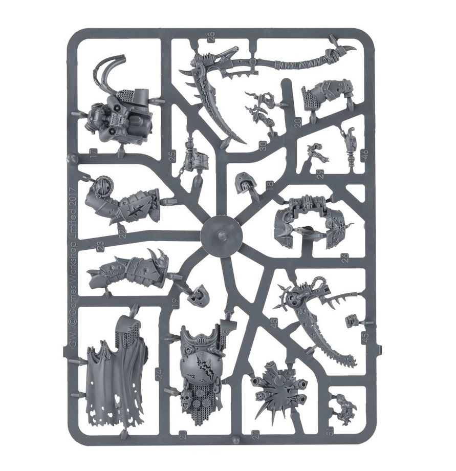 Warhammer 40000 Death Guard Deathshroud Terminators X3 New on Sprue