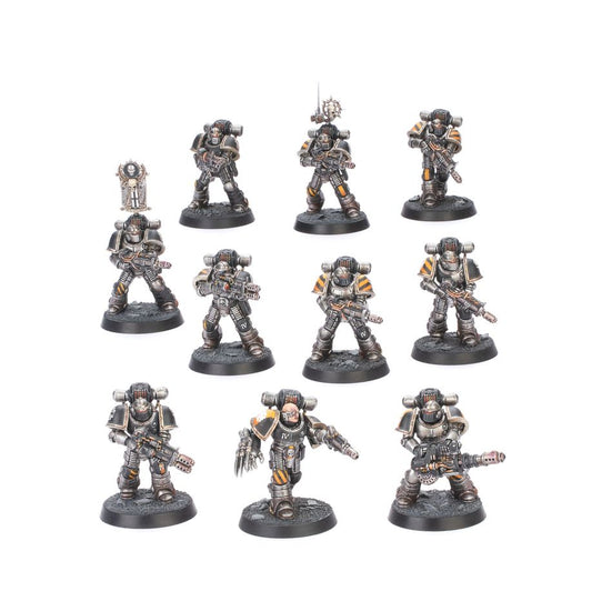 Warhammer 30k HORUS HERESY MKII Veteran Squad with Disintegrator Weapons