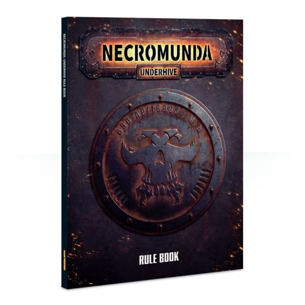Necromunda hive war contents, rulebook, dice, tokens, cards, templates NO MODELS
